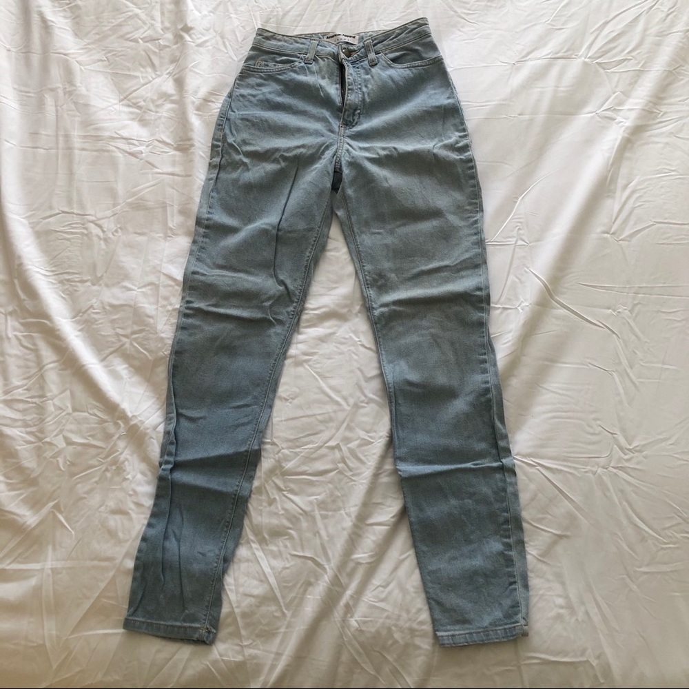 Light Wash American Apparel Skinny Jeans Size 26